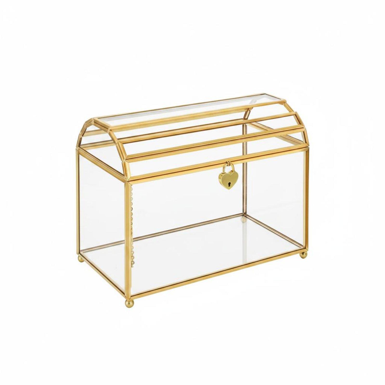 Wedding Card Box - صندوق بطاقات شفاف لبطاقات الزفاف مع