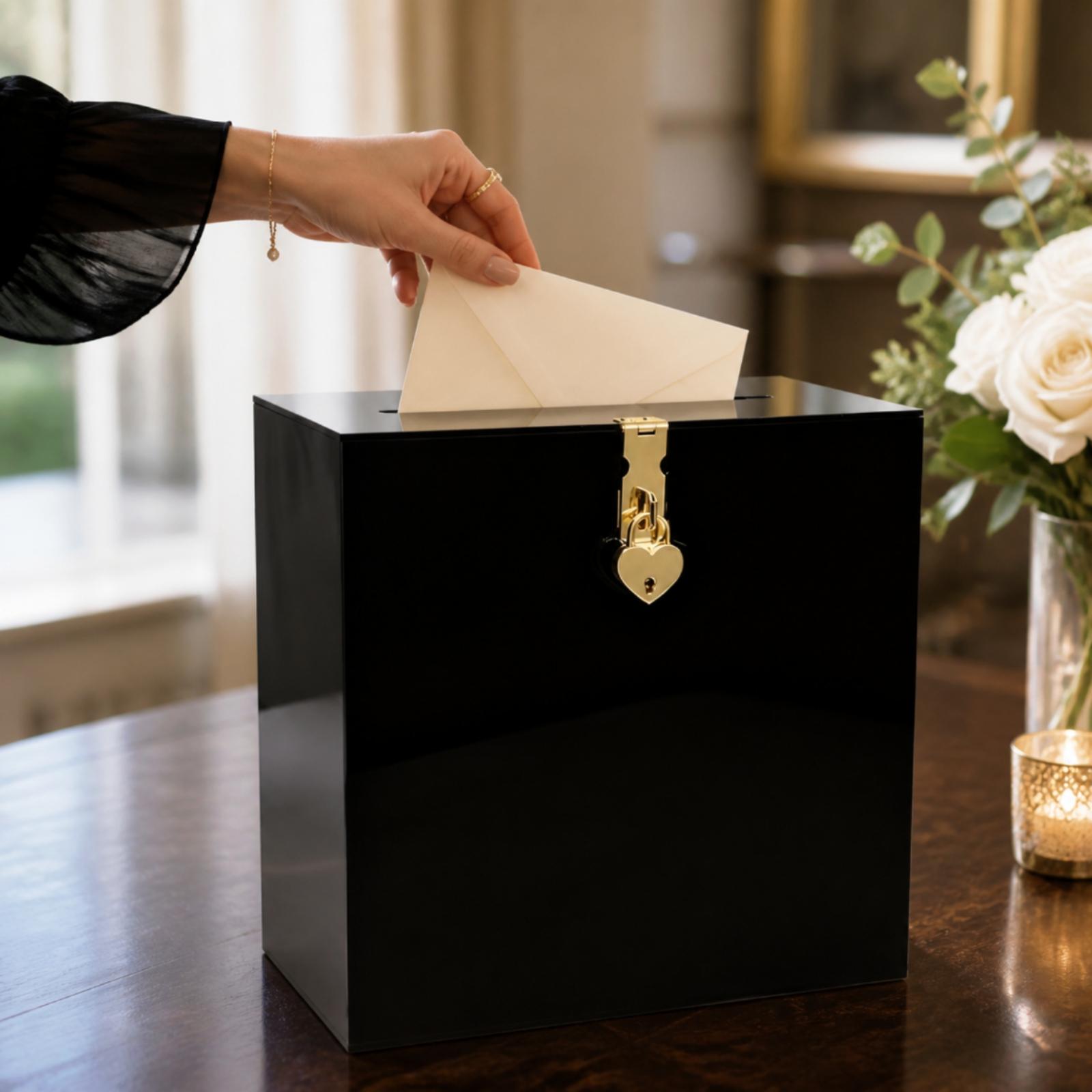 صندوق تخزين بطاقات الزفاف المص - مراجعة Wedding Card Box وسعره