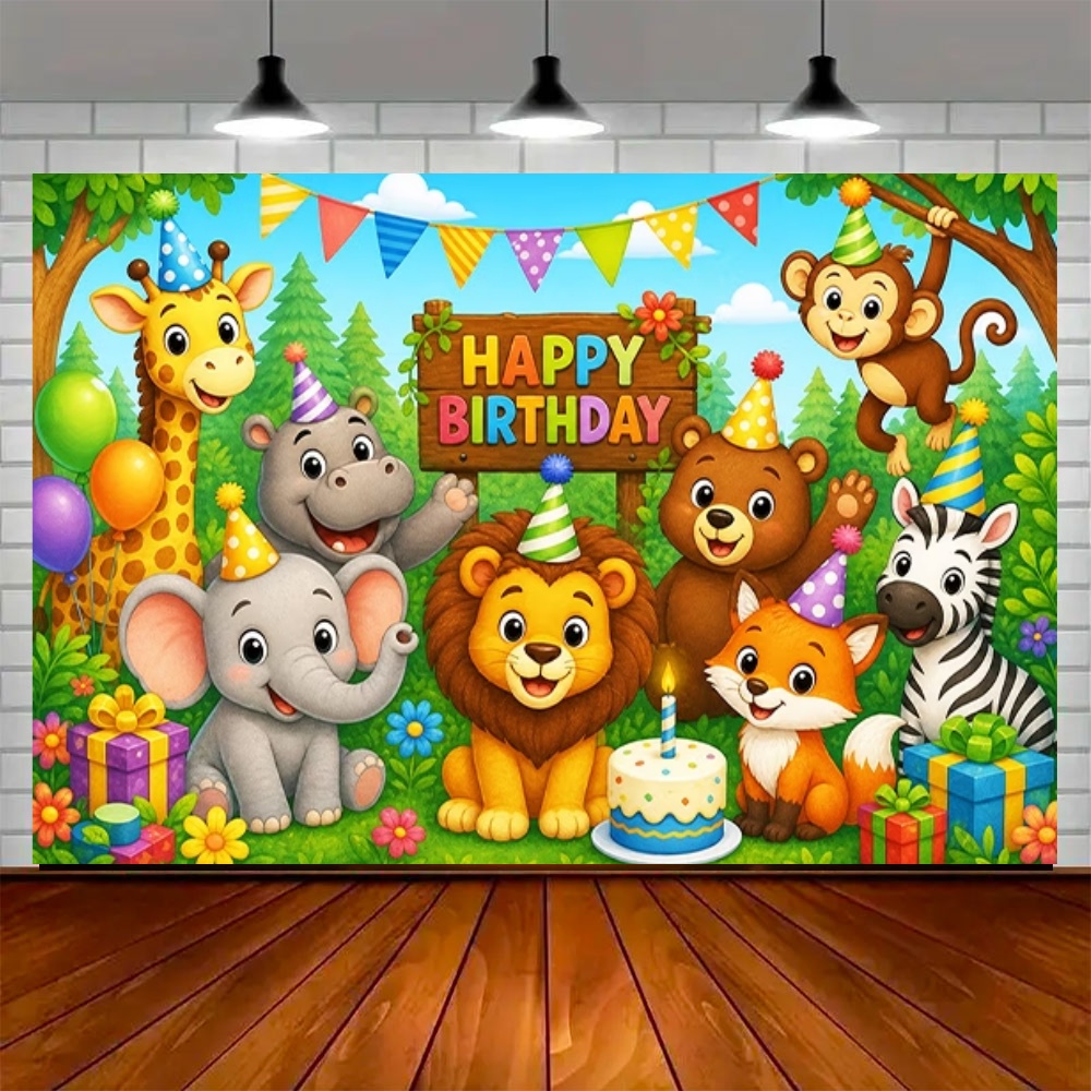 خلفية ديكور حفلة عيد ميلاد بثي - مراجعة Wedding Zoo وسعره
