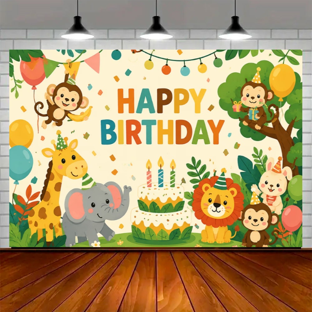 خلفية ديكور حفلة عيد ميلاد بثي - مراجعة Wedding Zoo وسعره
