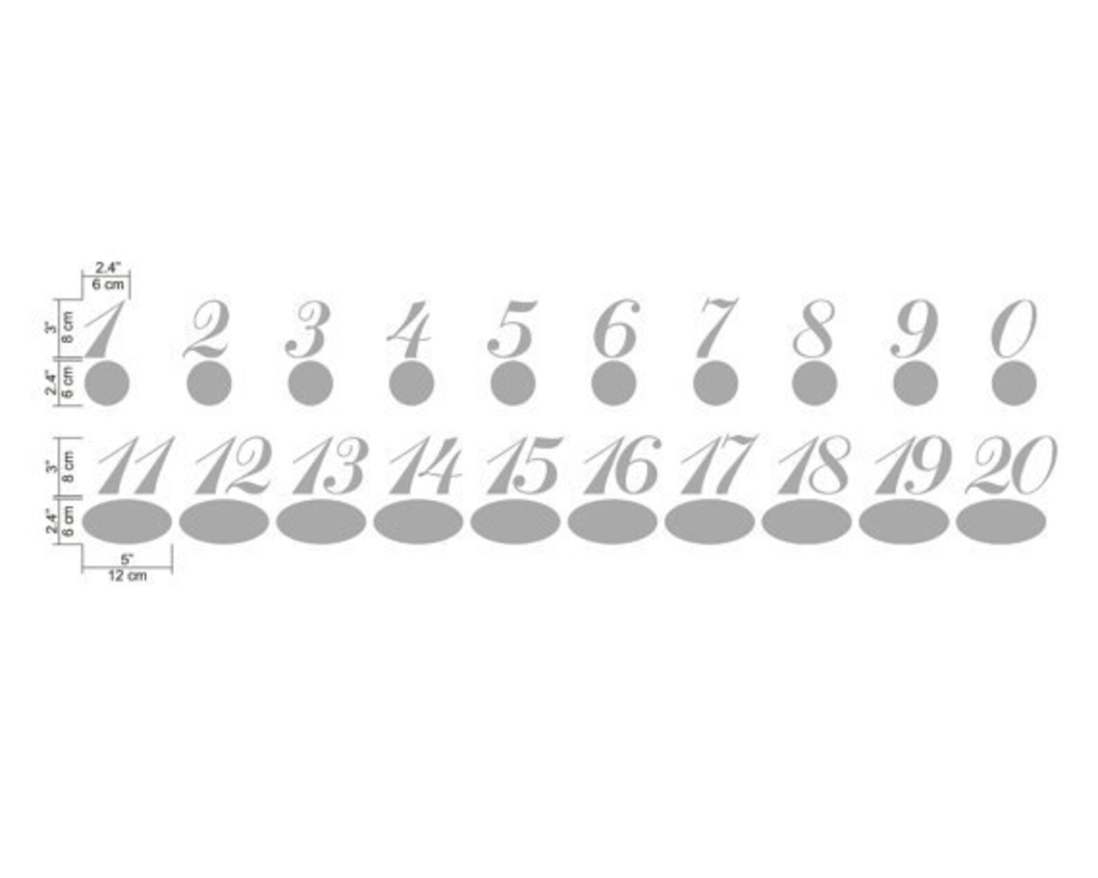 أرقام طاولات زفاف من الأكريليك - مراجعة Table Number Gold وسعره