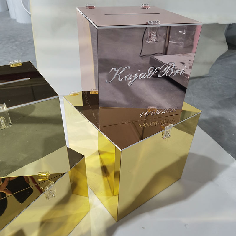 صندوق بطاقات أكريليك مبتكر، صن - مراجعة Wedding Card Box وسعره