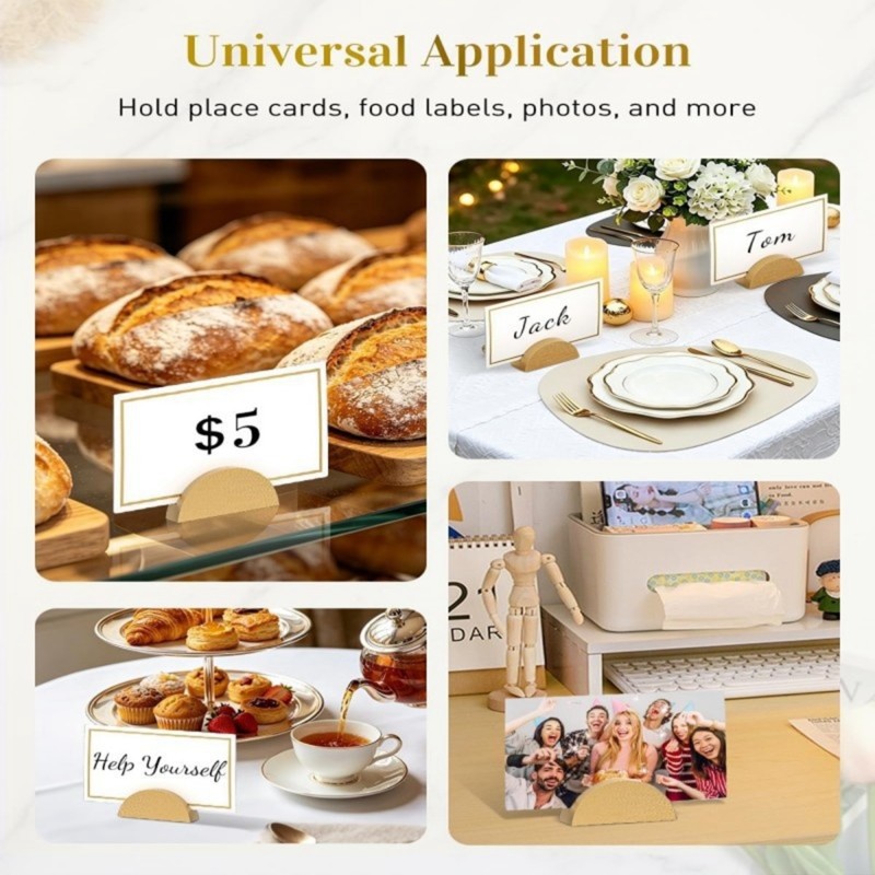 حاملات أرقام طاولات ذهبية صغير - مراجعة Table Number Gold وسعره